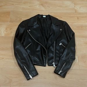 Faux Leather Jacket